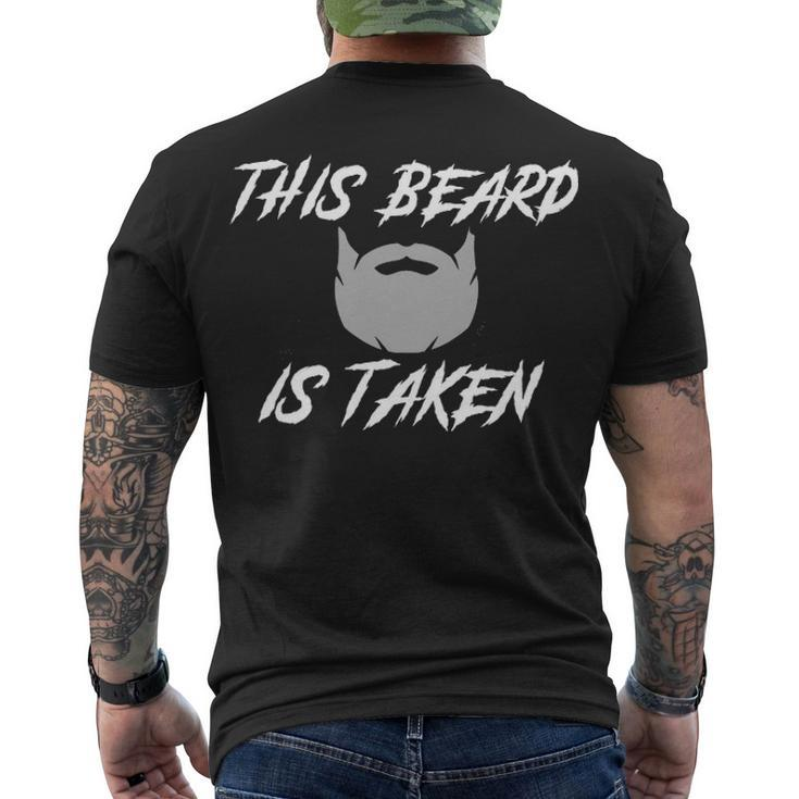 This Beard Is Taken Men's Crewneck Short Sleeve Back Print T-shirt