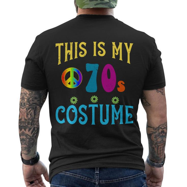 This Is My 70S Costume Tshirt Men's Crewneck Short Sleeve Back Print T-shirt
