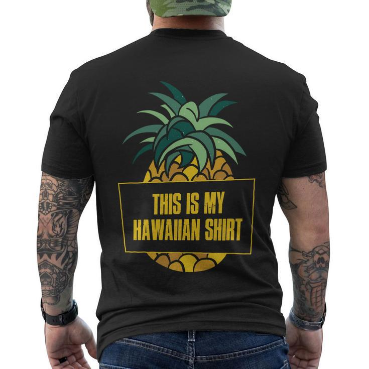 This Is My Hawaiian Funny Gift Men's Crewneck Short Sleeve Back Print T-shirt