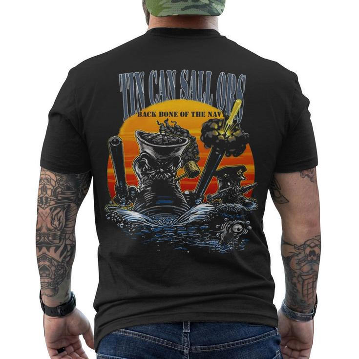 Tin Can Sailor Men's Crewneck Short Sleeve Back Print T-shirt