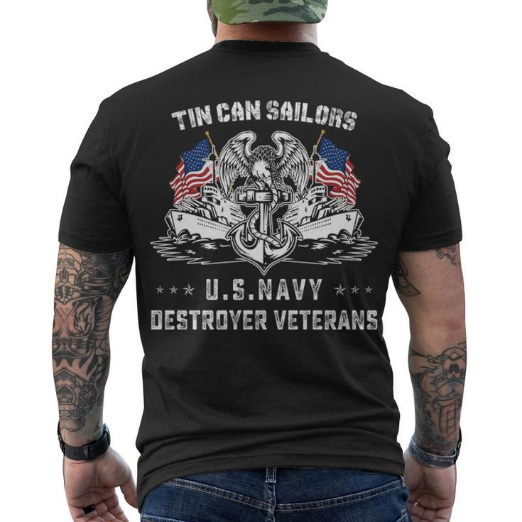 Tin Can Sailors Men's Crewneck Short Sleeve Back Print T-shirt