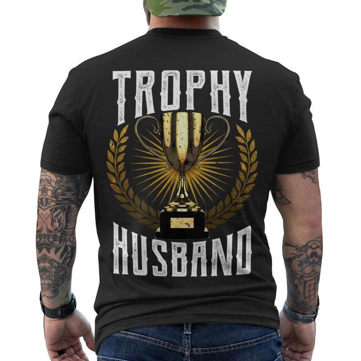 Trophy Husband Tshirt Men's Crewneck Short Sleeve Back Print T-shirt