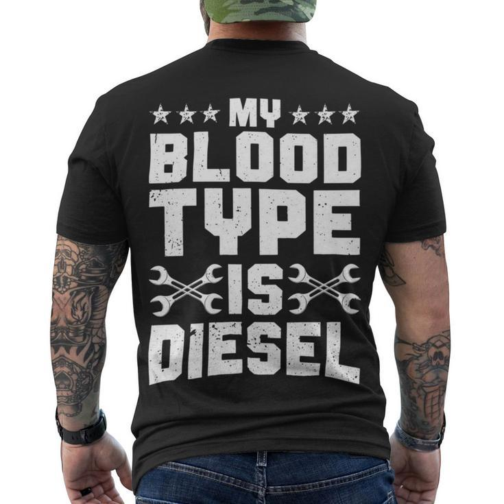 Trucker Trucker Accessories For Truck Driver Diesel Lover Trucker_ V4 Men's T-shirt Back Print