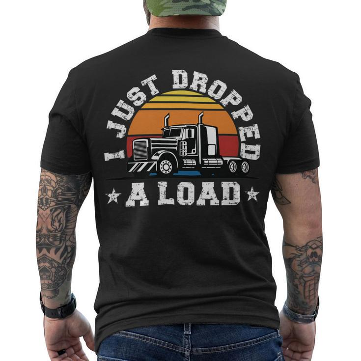 Trucker Trucker Accessories For Truck Driver Diesel Lover Trucker_ V8 Men's T-shirt Back Print