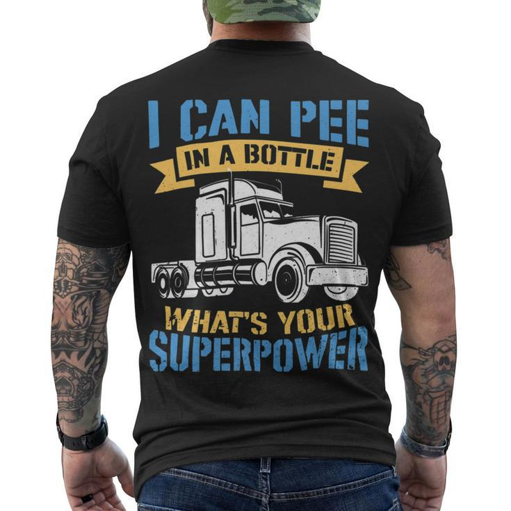 Trucker Trucker Accessories For Truck Driver Diesel Lover Trucker V14 Men's T-shirt Back Print