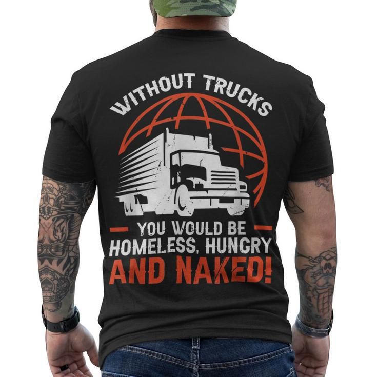 Trucker Trucker Accessories For Truck Driver Motor Lover Trucker_ V10 Men's T-shirt Back Print