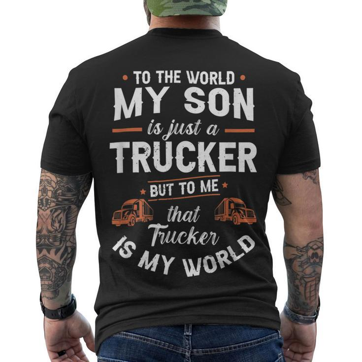 Trucker Trucker Accessories For Truck Driver Motor Lover Trucker_ V15 Men's T-shirt Back Print