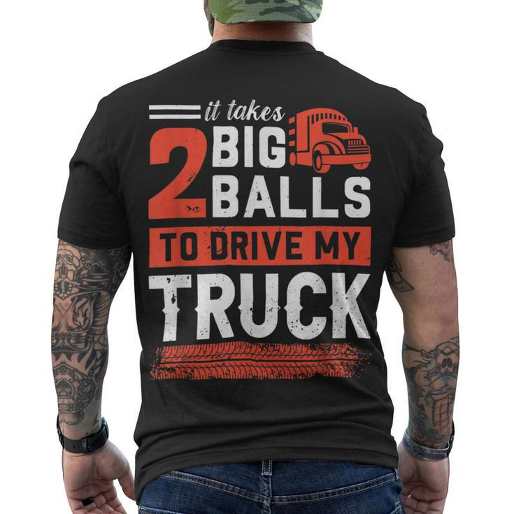 Trucker Trucker Accessories For Truck Driver Motor Lover Trucker_ V20 Men's T-shirt Back Print