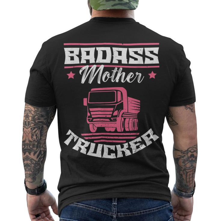 Trucker Trucker Accessories For Truck Driver Motor Lover Trucker_ V27 Men's T-shirt Back Print