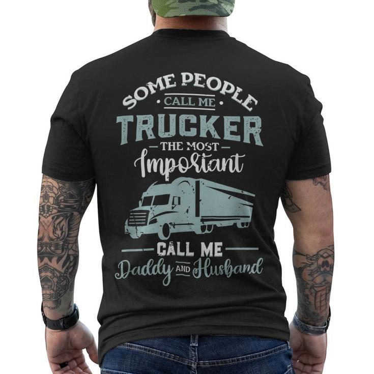 Trucker Trucker Accessories For Truck Driver Motor Lover Trucker_ V3 Men's T-shirt Back Print
