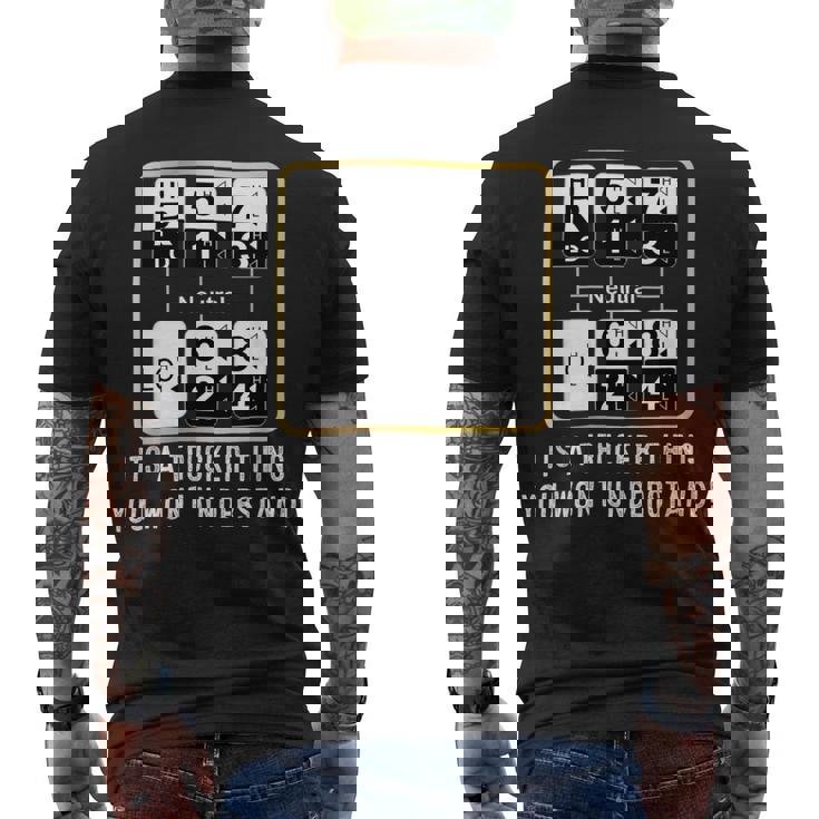 Trucker Truck Driver Gear Shift Pattern T-Shirt Trucker Truck Driver Gear Shift Pattern T-Shirt