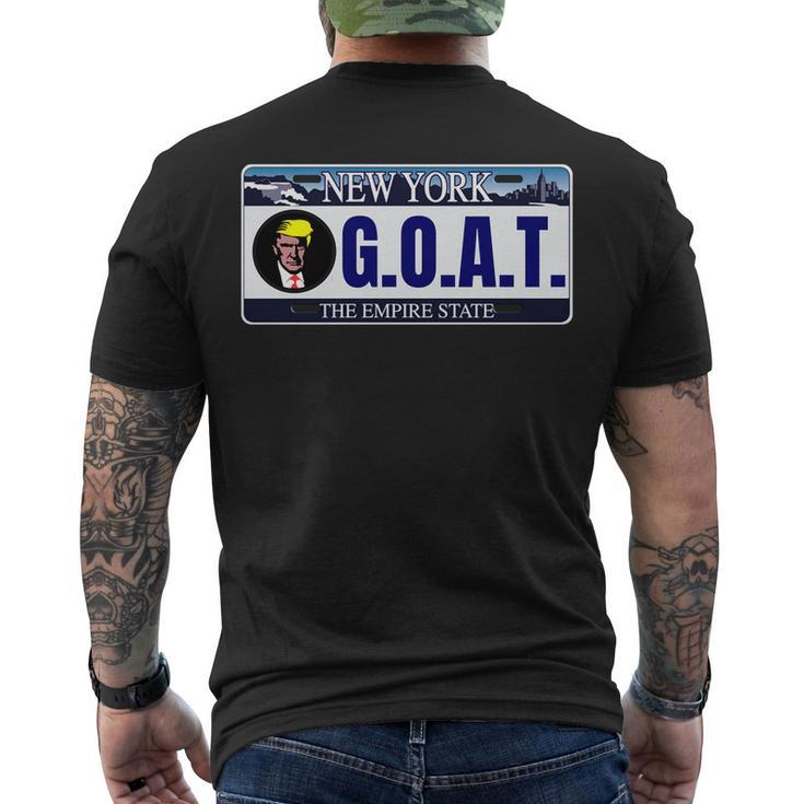 Trump Goat Ny Men's Crewneck Short Sleeve Back Print T-shirt