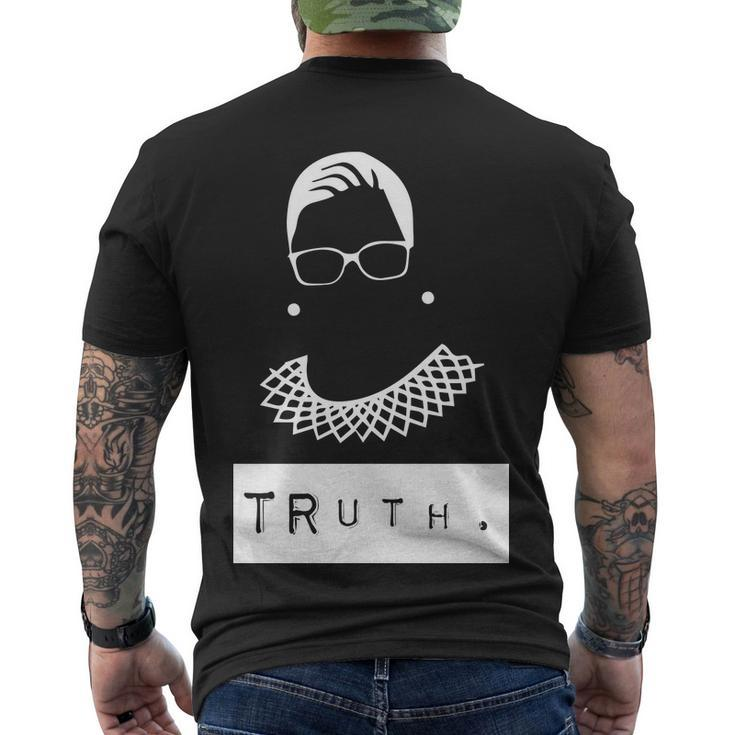 Truth Ruth Bader Ginsberg Tshirt Men's Crewneck Short Sleeve Back Print T-shirt
