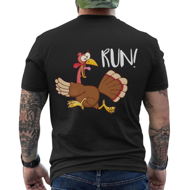 Turkey Run Men's Crewneck Short Sleeve Back Print T-shirt