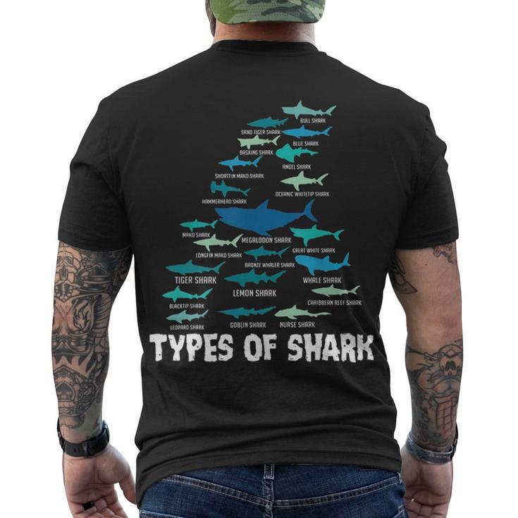 Great Hammerhead Shark Silhouette Simple Shark Mens Back Print T-shirt