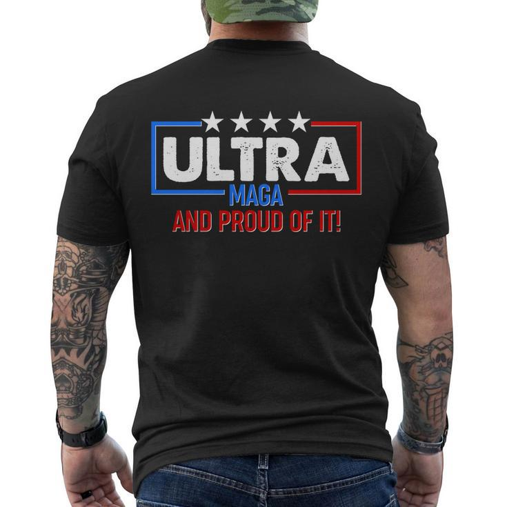 Ultra Maga And Proud Of It Tshirt V2 Men's Crewneck Short Sleeve Back Print T-shirt
