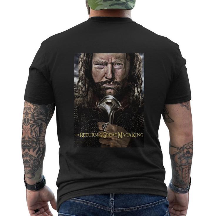 Ultra Maga Maga King The Great Maga King Tshirt Men's Crewneck Short Sleeve Back Print T-shirt