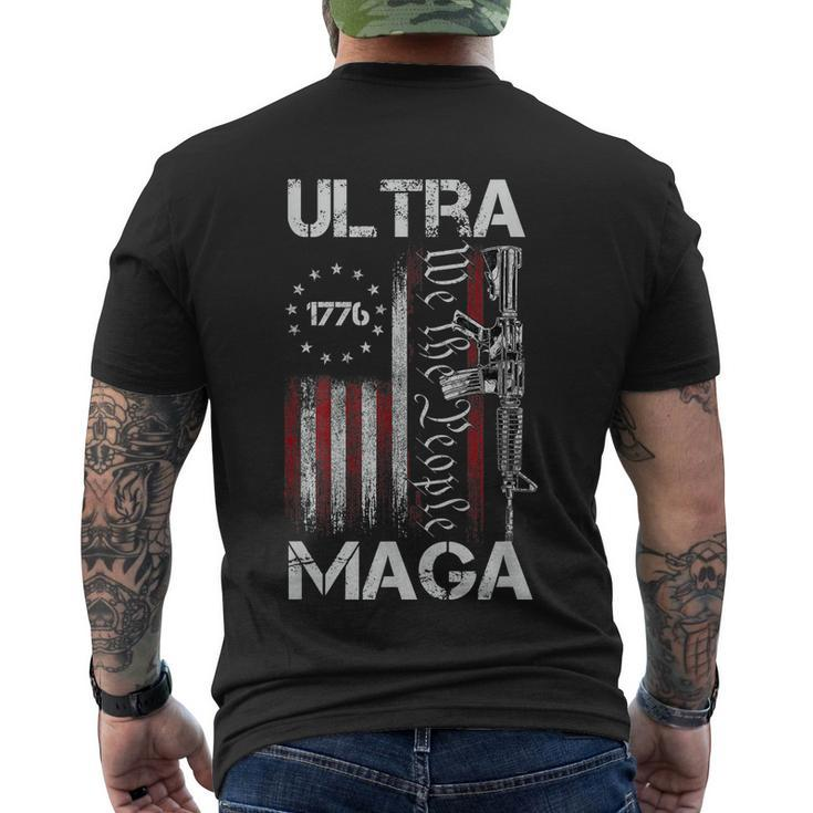 Ultra Maga Proud Ultramaga V2 Men's Crewneck Short Sleeve Back Print T-shirt