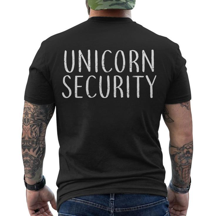 Unicorn Security V2 Men's Crewneck Short Sleeve Back Print T-shirt