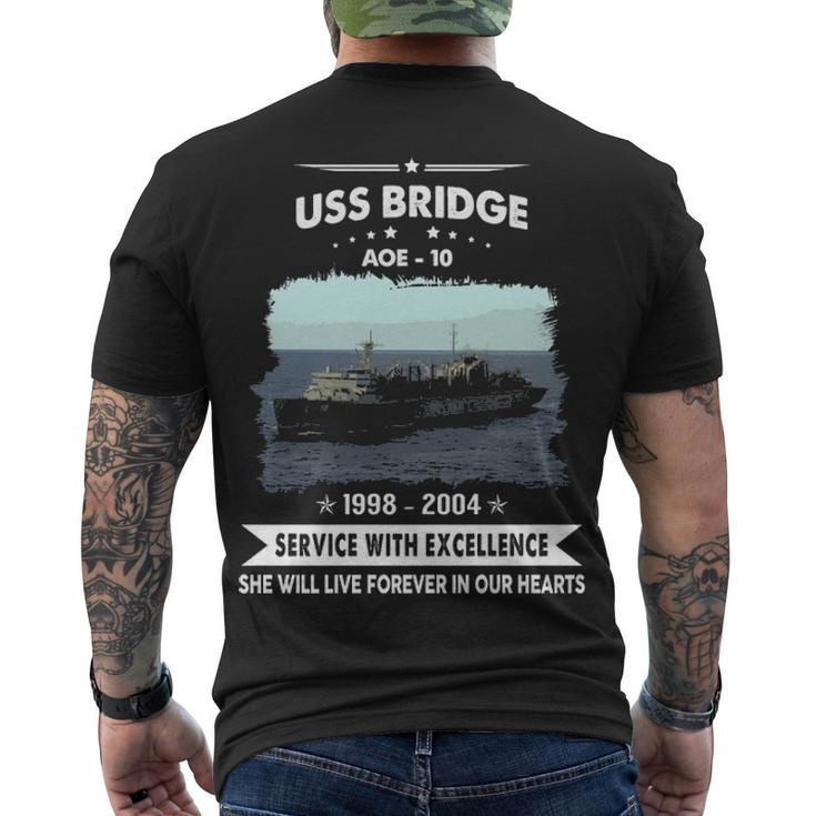 Uss Bridge Aoe  V2 Men's Crewneck Short Sleeve Back Print T-shirt