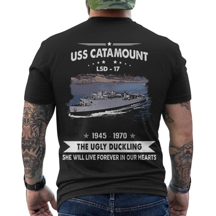 Uss Catamount Lsd  V2 Men's Crewneck Short Sleeve Back Print T-shirt