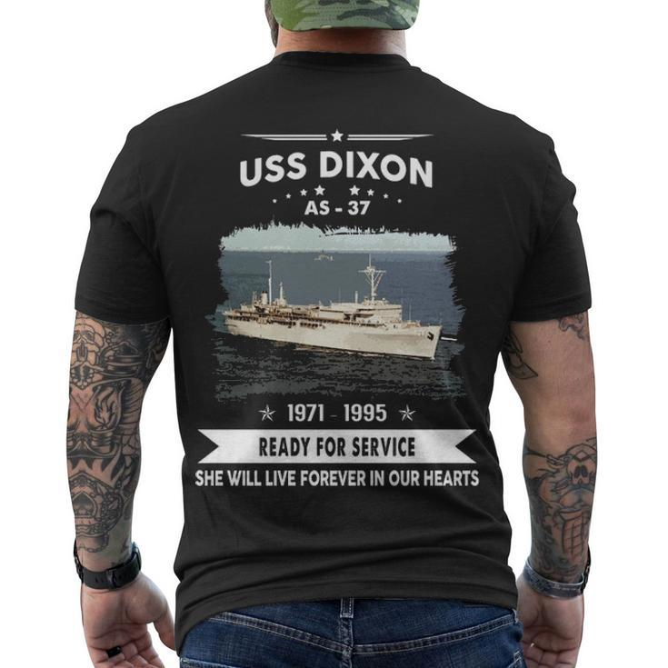 Uss Dixon As V3 Men's Crewneck Short Sleeve Back Print T-shirt