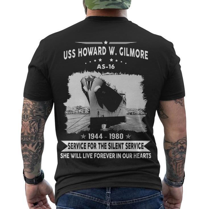 Uss Howard W Gilmore As  Men's Crewneck Short Sleeve Back Print T-shirt