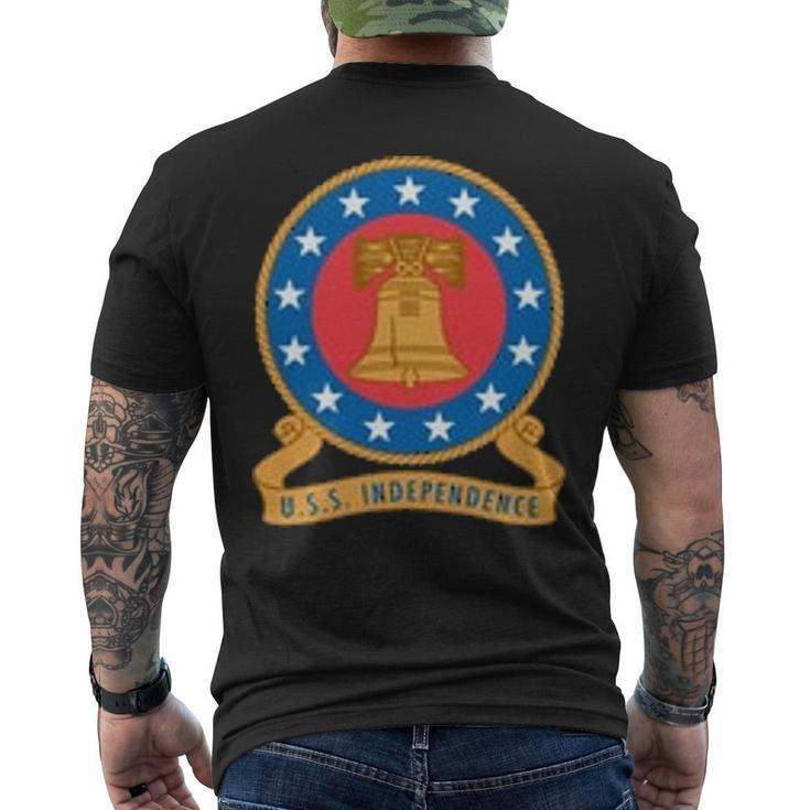 Uss Independence Cv 62 Cva  V2 Men's Crewneck Short Sleeve Back Print T-shirt