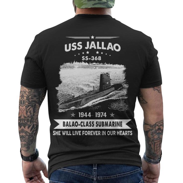 Uss Jallao Ss  Men's Crewneck Short Sleeve Back Print T-shirt