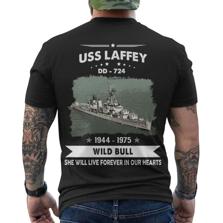 Uss Laffey Dd  V2 Men's Crewneck Short Sleeve Back Print T-shirt