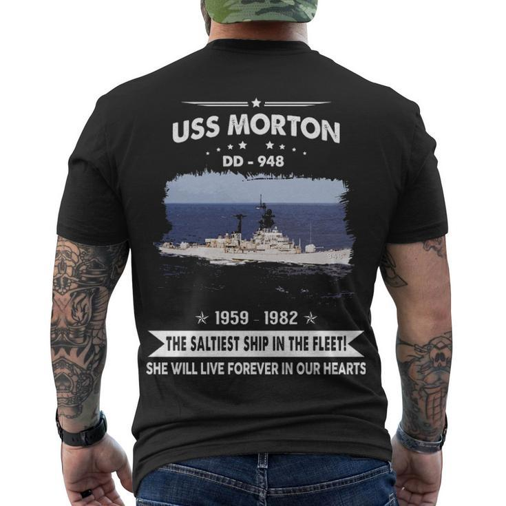 Uss Morton Dd  Men's Crewneck Short Sleeve Back Print T-shirt