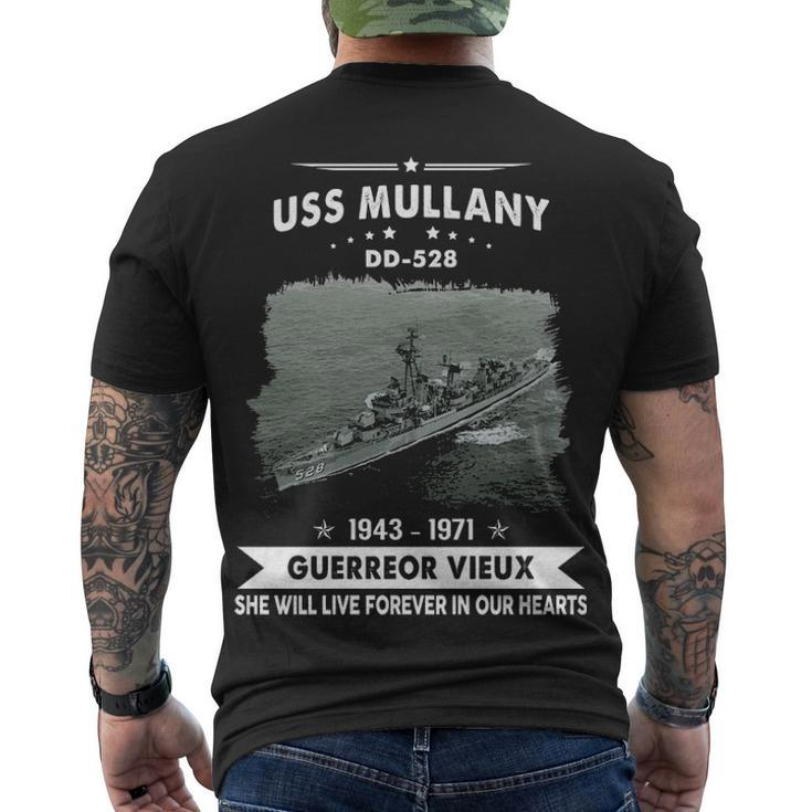 Uss Mullany Dd  Men's Crewneck Short Sleeve Back Print T-shirt