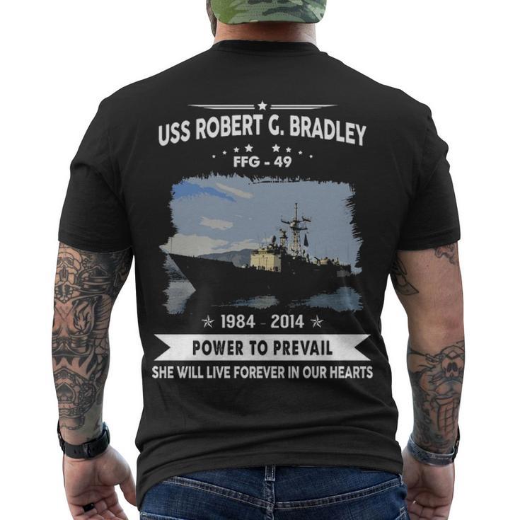 Uss Robert G Bradley Ffg  V2 Men's Crewneck Short Sleeve Back Print T-shirt