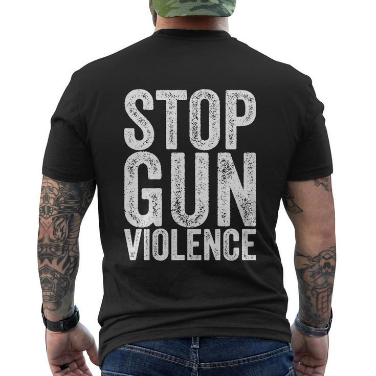 Uvalde Stop Gun Violence V2 Men's Crewneck Short Sleeve Back Print T-shirt