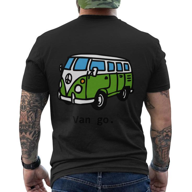 Van Go Bus Tshirt Men's Crewneck Short Sleeve Back Print T-shirt