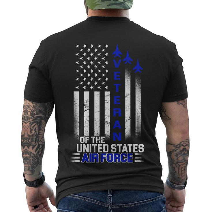 Veteran Of The United States Air Force Tshirt Men's Crewneck Short Sleeve Back Print T-shirt