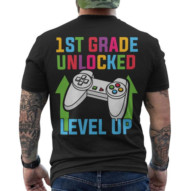 Video Gamer Graduation Student Teacher Last Day School Kids Men's T-shirt Back Print