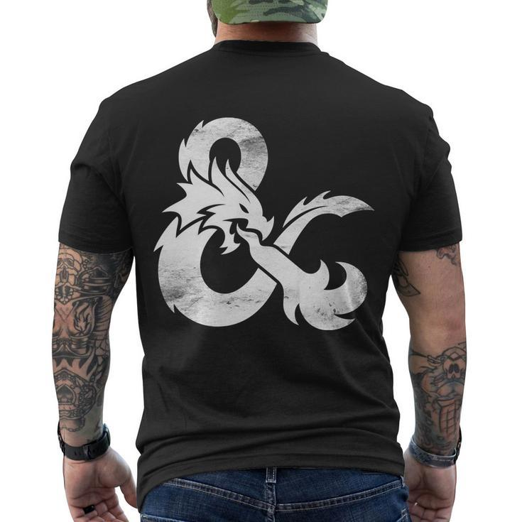 Vintage D&D Dungeons And Dragons Tshirt Men's Crewneck Short Sleeve Back Print T-shirt