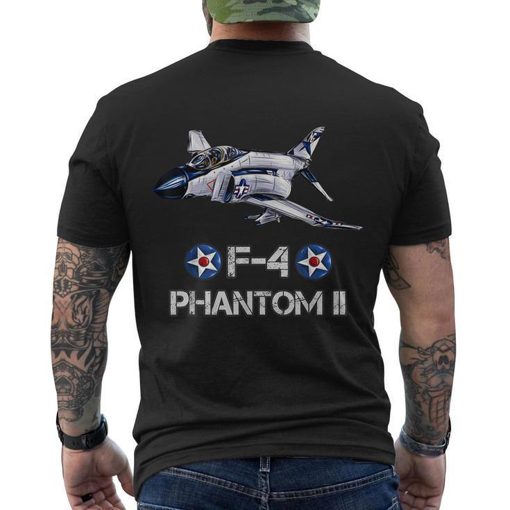 Vintage F4 Phantom Ii Jet Military Aviation Tshirt Men's Crewneck Short Sleeve Back Print T-shirt