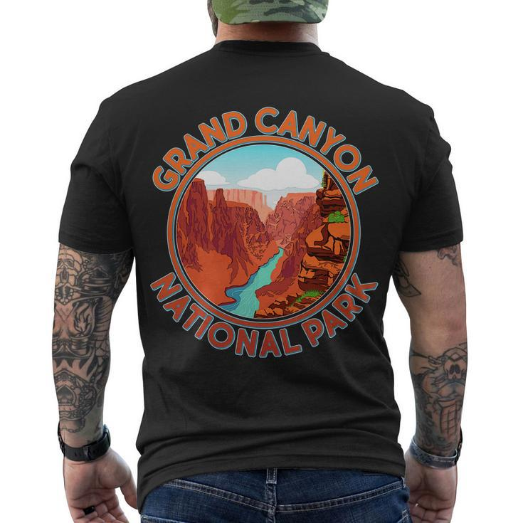 Vintage Grand Canyon National Park V2 Men's Crewneck Short Sleeve Back Print T-shirt