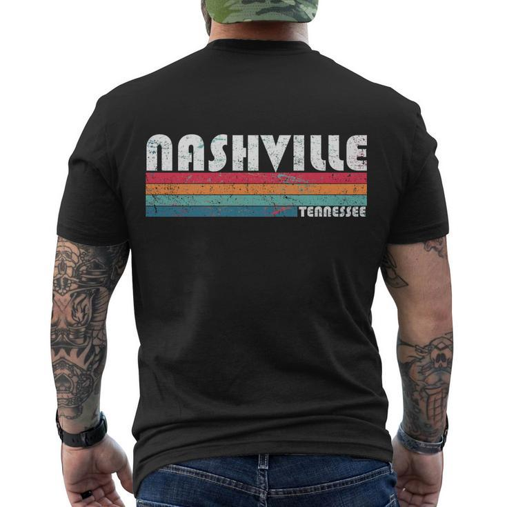 Vintage Nashville Tennessee Men's Crewneck Short Sleeve Back Print T-shirt