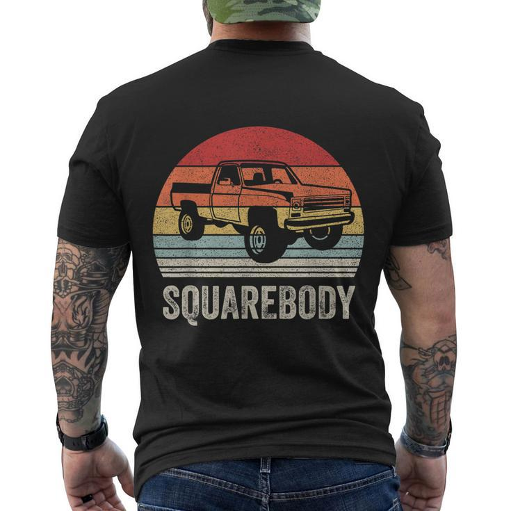 Vintage Retro Classic Square Body Squarebody Truck Tshirt Men's Crewneck Short Sleeve Back Print T-shirt