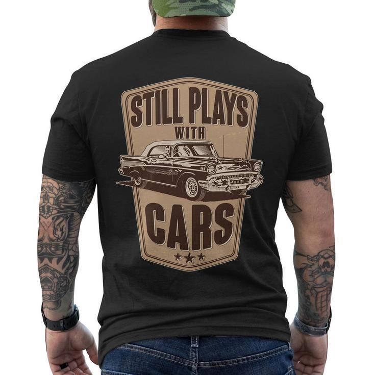 Vintage Retro Still Plays With Cars Tshirt Men's Crewneck Short Sleeve Back Print T-shirt