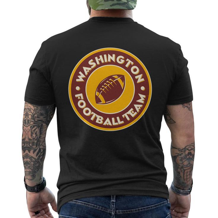 Vintage Washington Football Team Logo Emblem Tshirt Men's Crewneck Short Sleeve Back Print T-shirt