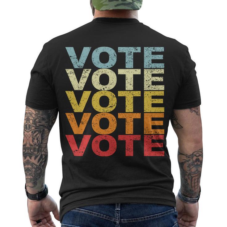 Vote Vote Vote Vote Tshirt V2 Men's Crewneck Short Sleeve Back Print T-shirt