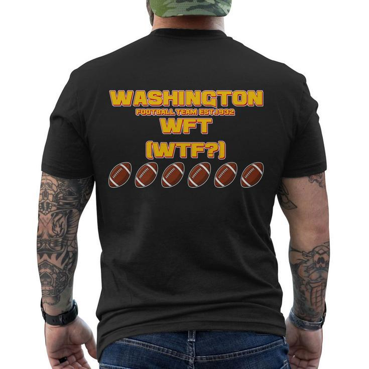 Washington Football Team Est 1932 Wft Wtf Tshirt Men's Crewneck Short Sleeve Back Print T-shirt