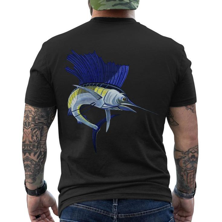 Wildlife Sailfish Men's Crewneck Short Sleeve Back Print T-shirt