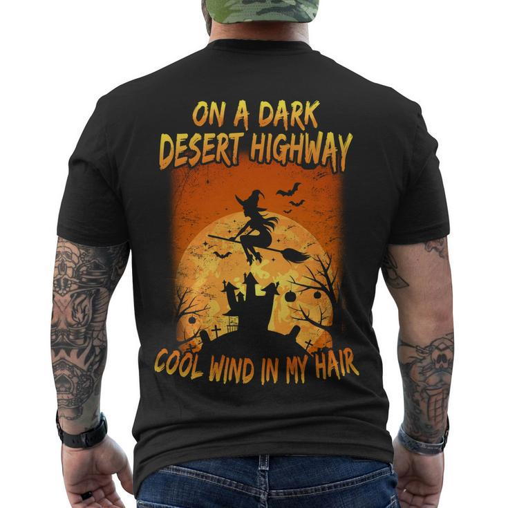 Witch On A Dark Desert Highway Witch Cool Wind In My Hair Tshirt Men's Crewneck Short Sleeve Back Print T-shirt