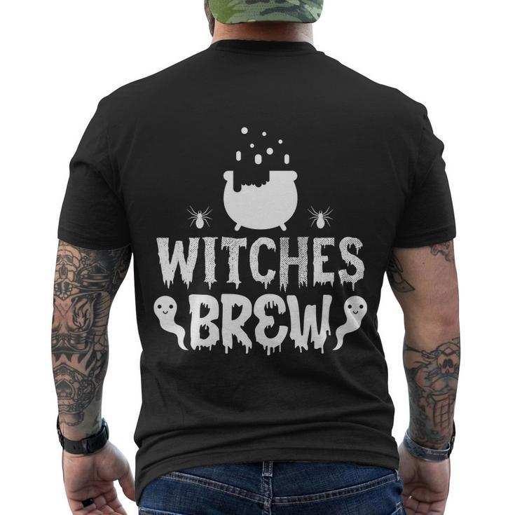 Witches Brew Funny Halloween Quote V4 Men's Crewneck Short Sleeve Back Print T-shirt