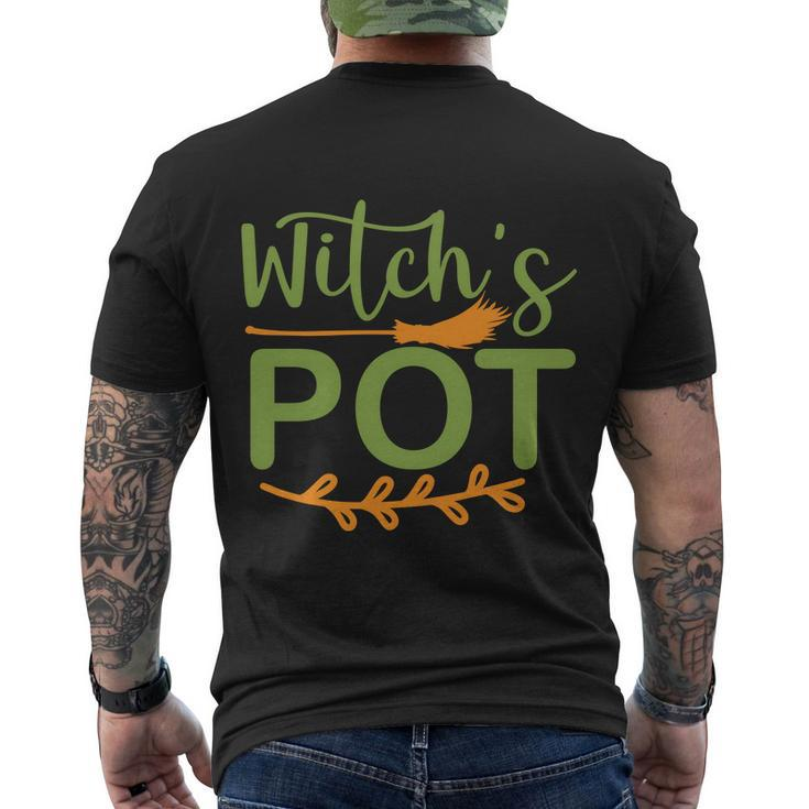 Witchs Pot Funny Halloween Quote Men's Crewneck Short Sleeve Back Print T-shirt
